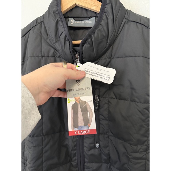 NWT Free Country Men's Vest – Black – Size XL - Picture 4 of 6